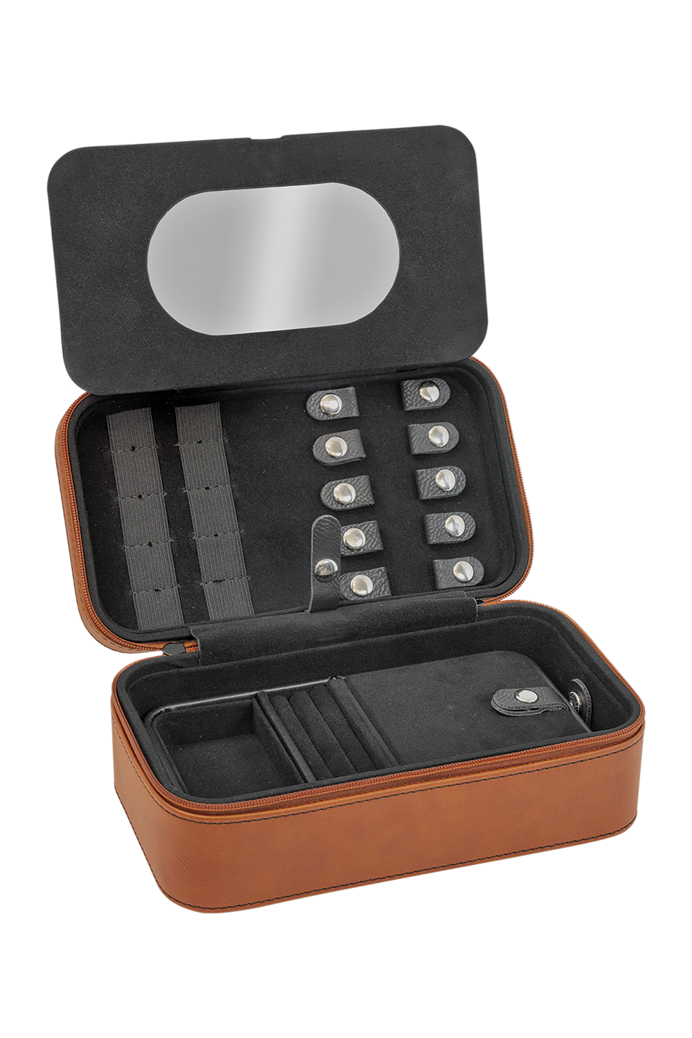 7 1/2" X 4 1/2" Leatherette Jewelry Box with Black Lining